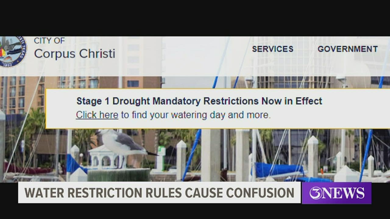 City of Corpus Christi remind residents of water restrictions as lake ...