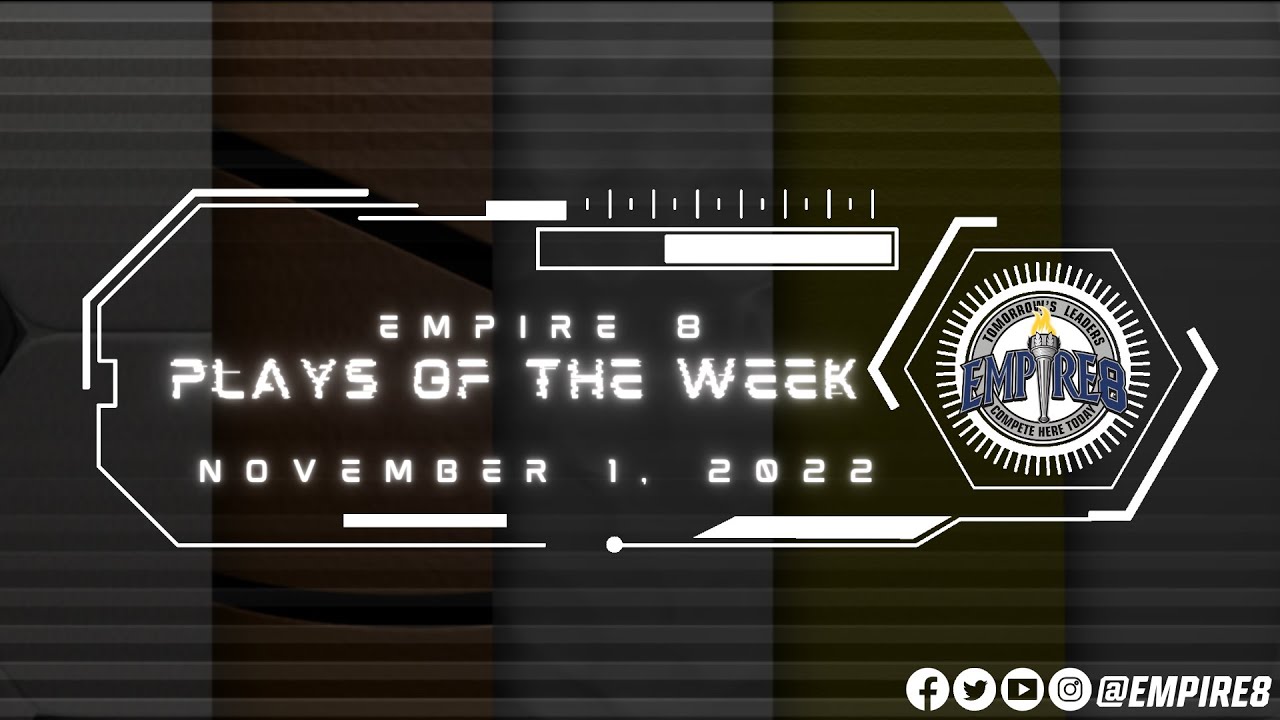 Empire 8 Plays of the Week - November 1, 2022