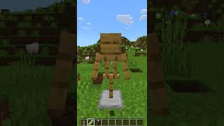 SECRET ARMOUR STAND Tricks in Actions & Stuff #shorts #minecraft
