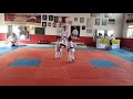 Luta de karate infantil