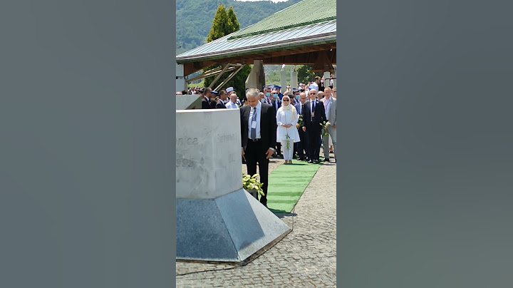 Čedomir Čeda Jovanović odavanje počasti žrtvama genocida Potočari Srebrenica 11.07.2021.g. 12:45