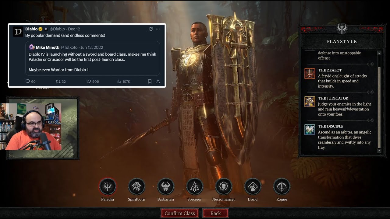 Tolkoto plays Diablo IV - Paladin Showcase - YouTube