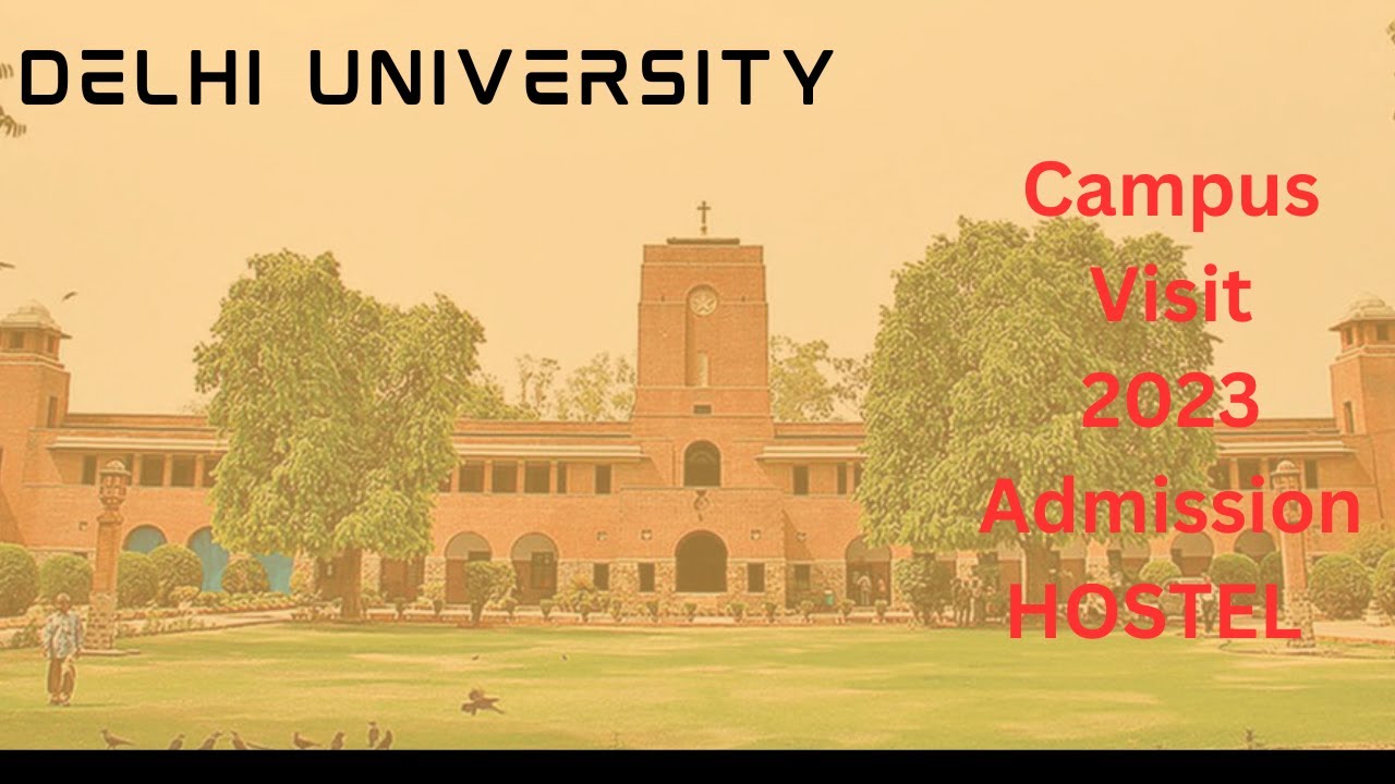 Visit Delhi University North Campus ! Admission block ! Visit DU ...