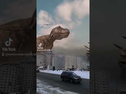 Динозавры В Городе Dinosaurs In The City Dinosaurios En La Ciudad Shorts Dinosaurs Динозавры