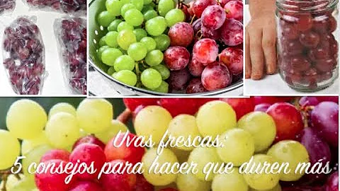 ¿Hay que refrigerar las uvas?