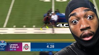 YO THIS IS INSANE!! Defensive Backs Run the 40-Yard Dash at 2026 NFL Combine