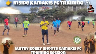 👉 Inside Kamakis FC Training ⚽ ( Episode Fifteen) | Iantey Bobby Shoots Kamakis FC Training Session