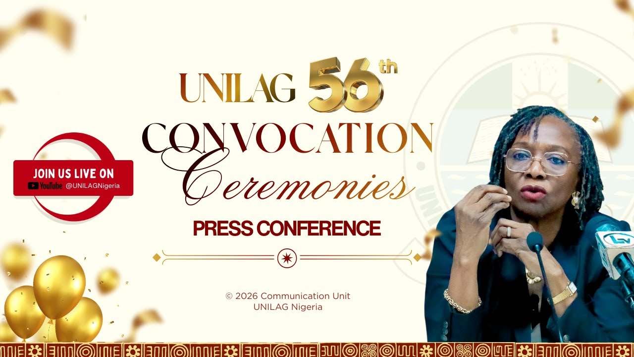 #UNILAG2025Convocation Ceremonies: Press Conference