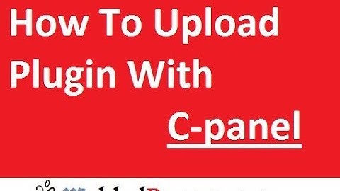 How to upload install plugin in cpanel with file manager activate - webhelpy
