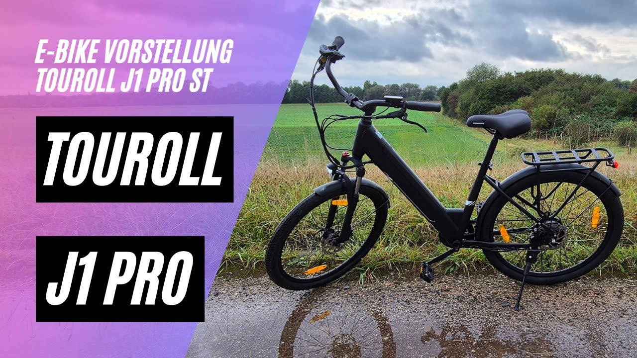 🚲 Touroll J1 PRO 🌍 Vorstellung und Testfahrt (36V; 15,6AH; 250W)