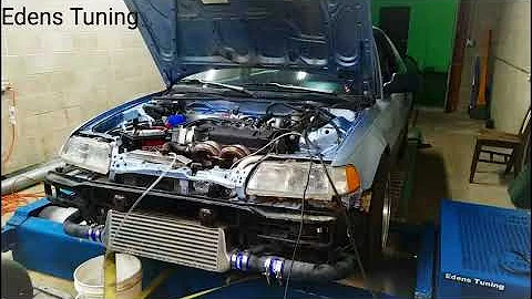 Turbo SOHC ZC on the dyno.