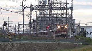 近鉄9000系+2610系2627編成急行名古屋行き通過