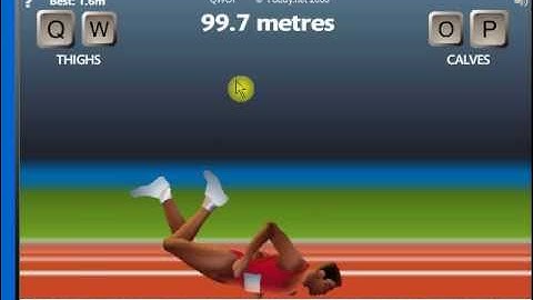 Hilarious QWOP Glitch