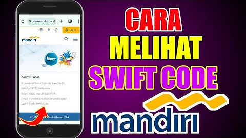 Cara Mengetahui Kode Swift Bank Mandiri