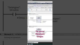 Learn the essential datatypes in Siemens TIA Portal—BOOL, INT, REAL, STRING, arrays.