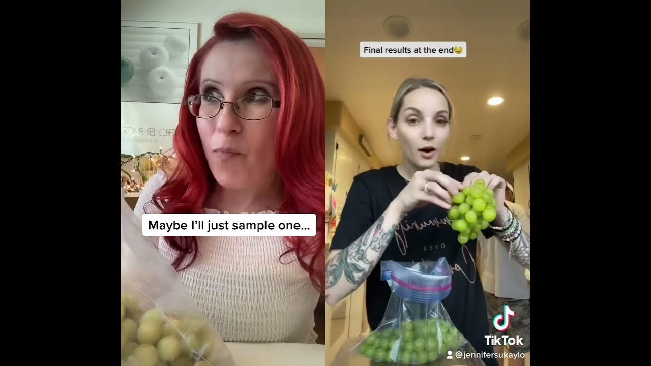 Frozen Jello powder coated grapes! 🍇 YouTube