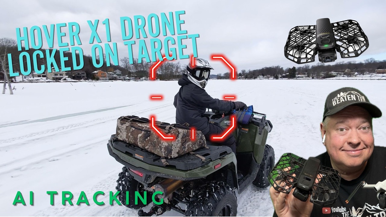 Hover x1 drone - how to use it to follow you on the trails!