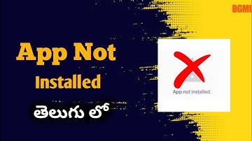 Apk not Installed Android Fix Telugu || App not Installed Problem Telugu