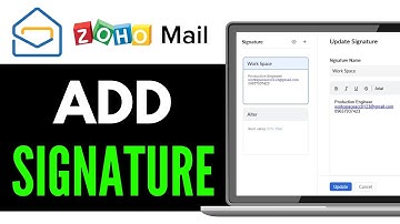 How to Add Signature in Zoho Mail 2025 (QUICK & EASY)