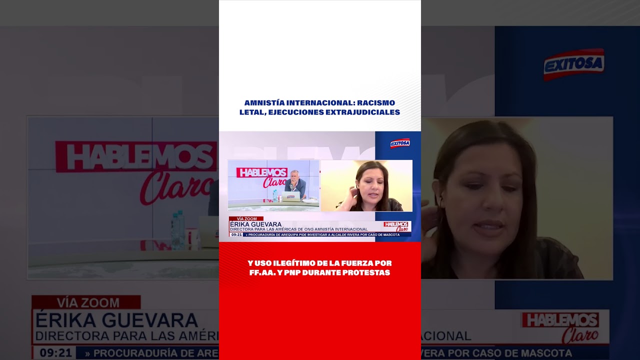 🔴🔵Amnistía Internacional: Racismo, ejecuciones extrajudiciales y uso ilegítimo de la fuerza