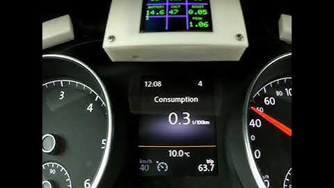 Arduino elm327 obdII with Vw Golf Mk7