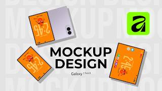 Mockup Design Template | How to Create MOCKUPS in Affinity By Canva