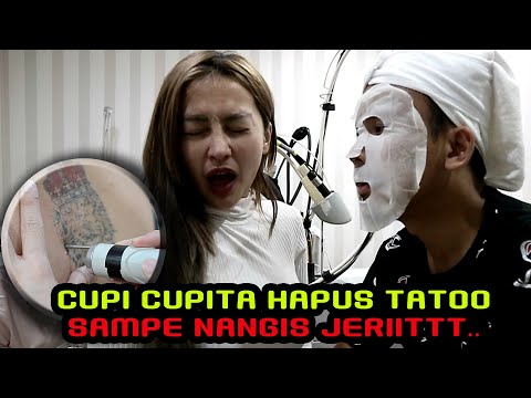 CUPI CUPITA HAPUS TATO SAMPE NANGIS JERIT, DEMI BINTANG CALON SUAMI