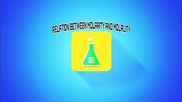 Relation between molarity and molality