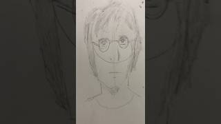 Drawing John Lennon #beatles #johnlennon #art #doodle #drawing #sketch #paulmccartney