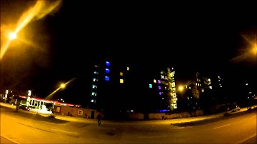 RGB window matrix light show - Pong