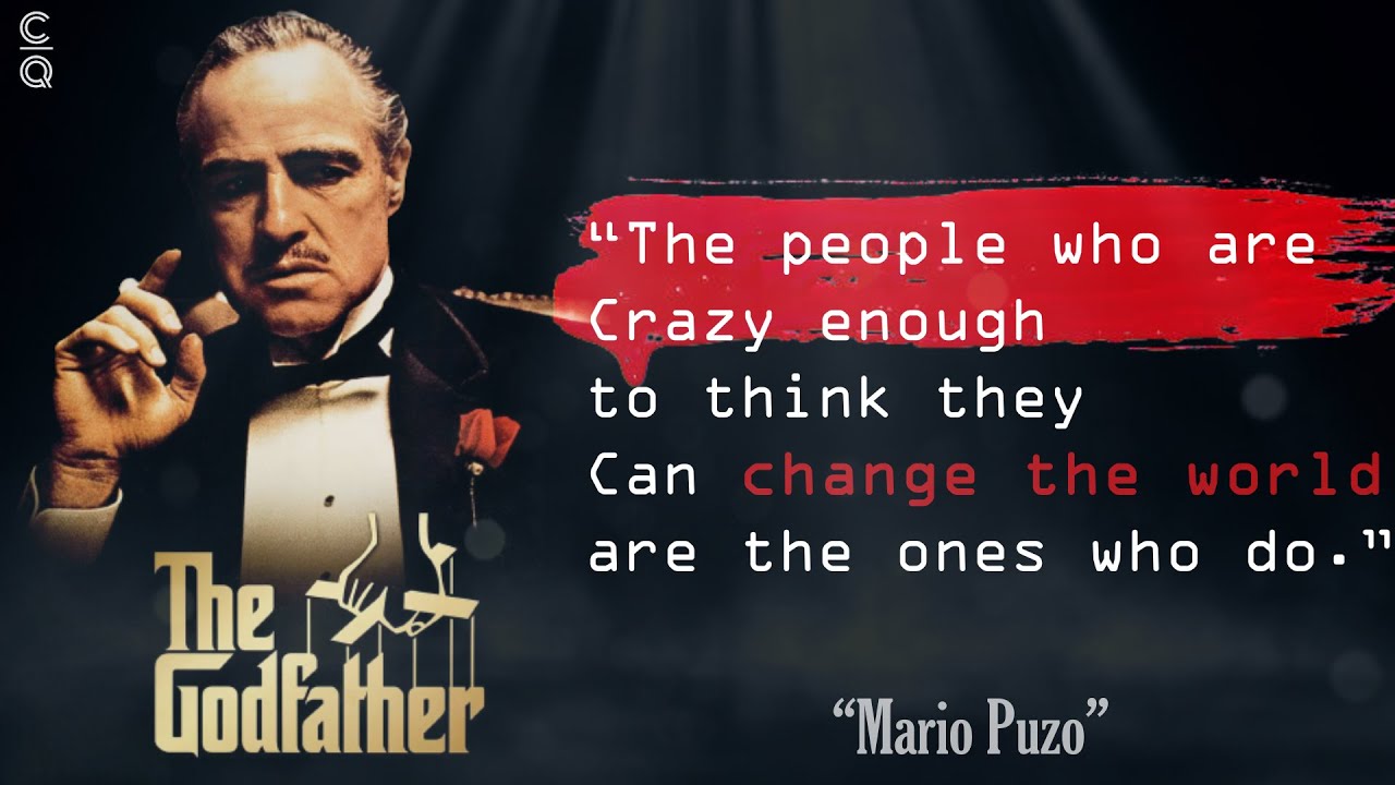 The Godfather Best Quotes by Mario Puzo ( Mafia New York ) YouTube