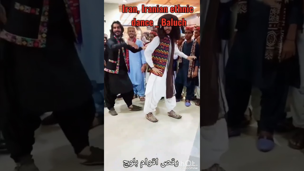 Iran, Baloch ethnic clothing and dance