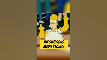 #TheSimpsons #movie is officially getting a sequel! 🍿 #simpsons #animation #entertainment