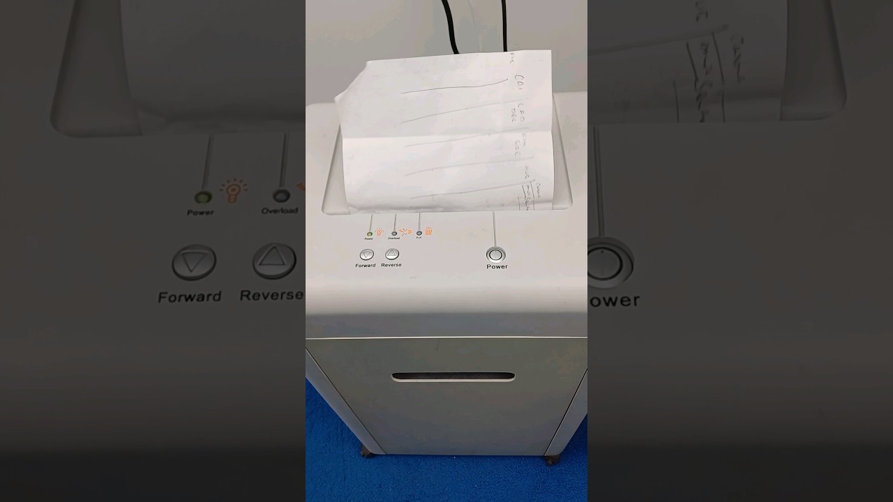 Paper Shredder Machine ASMR 