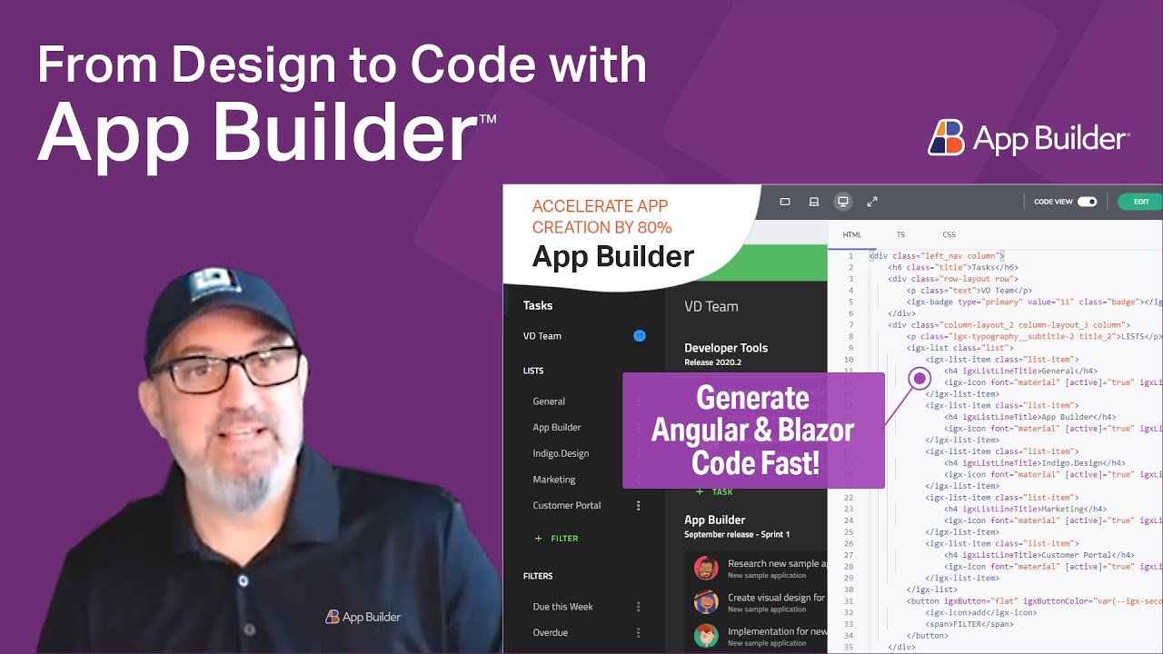 From Design to Code with App Builder - YouTube