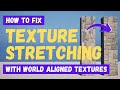 How To Fix A Stretched Texture With World Aligned Textures - Unreal Engine 5 Materials Tutorial