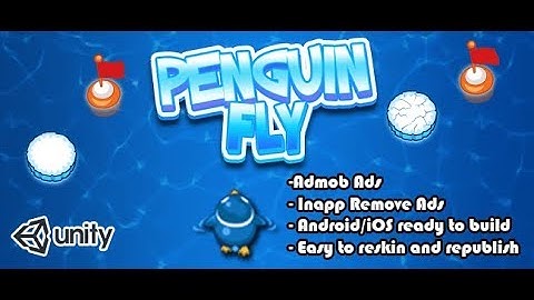 Penguin Fly | Casual Finger Swipe Game | | Unity Source Code for Sale | sellmyapp.com