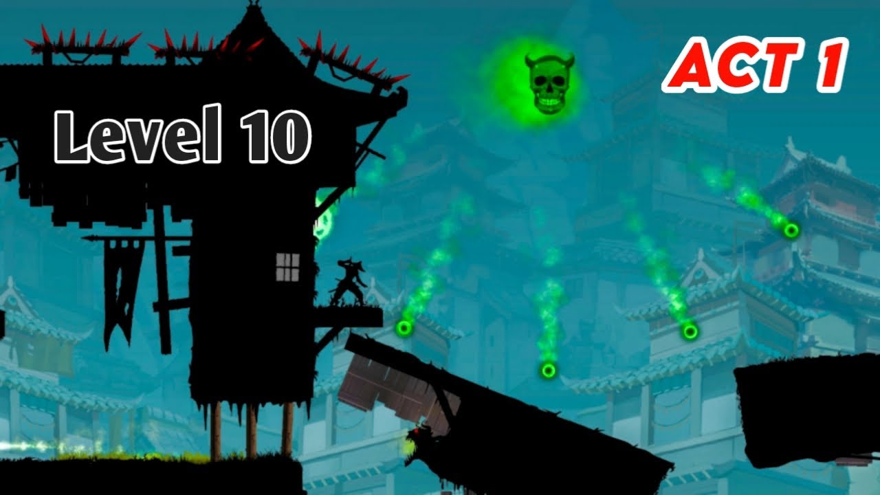 Ninja Arashi 2 Shadow's Return | Level 10 | Act 1 - YouTube