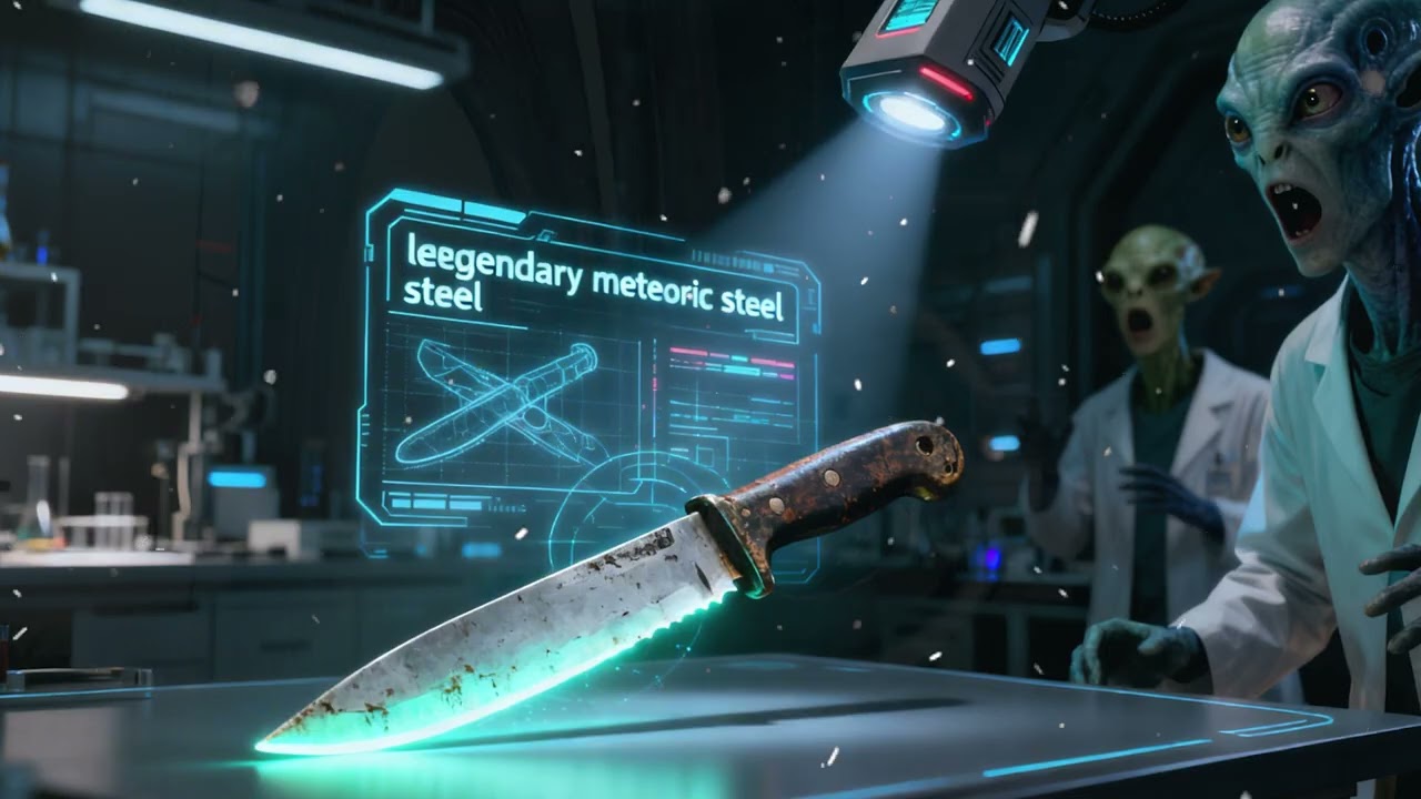 Her Knife Looked Weak | The Scanner Called It “Legendary Meteoric Steel ”   HFY   Sci Fi Story
