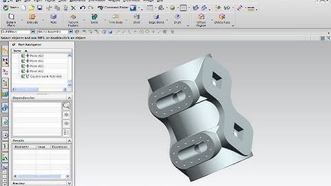 Kolben / Piston part 2 - Siemens NX 8.5 Training - Multibody model - Pattern along path