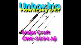Unboxing - Travel Fishing Rod - Major Craft CRX-S694AJI + Full Spec incl. weight