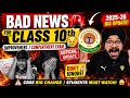 BAD NEWS🥵 for CBSE CLASS 10th Second Boards 2025-26🔥| IMPROVEMENT EXAM / COMPARTMENT EXAM | CBSE 