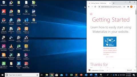 #2  Materialize CSS  Environment Setup