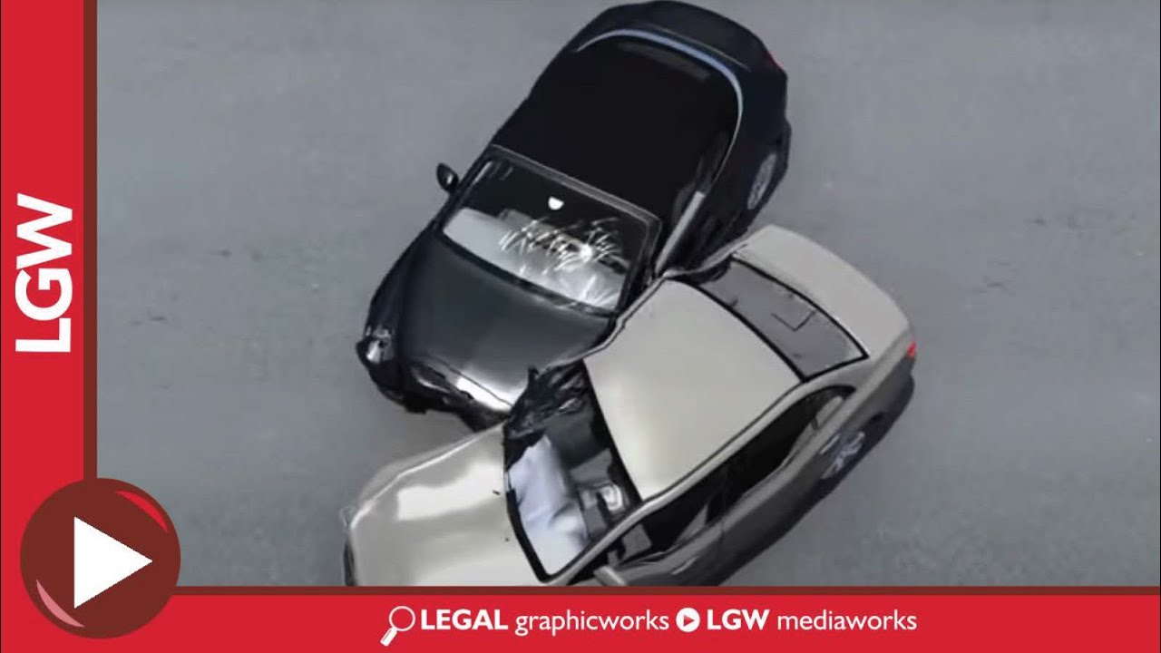 AUTO & TRUCK ACCIDENT 3D ANIMATION FOR MEDIATION AND TRIAL - YouTube