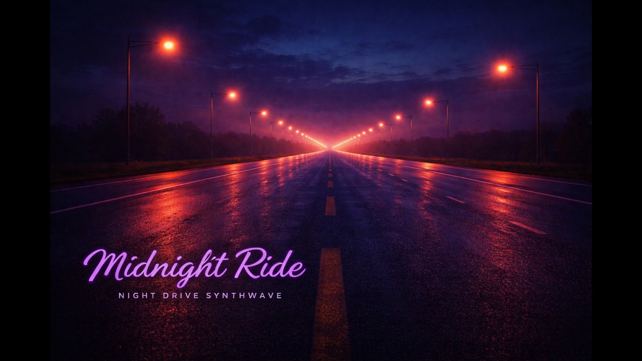 Night Drive Synthwave 🌙 Retro Midnight Escape | 1 Hour Retrowave Mix