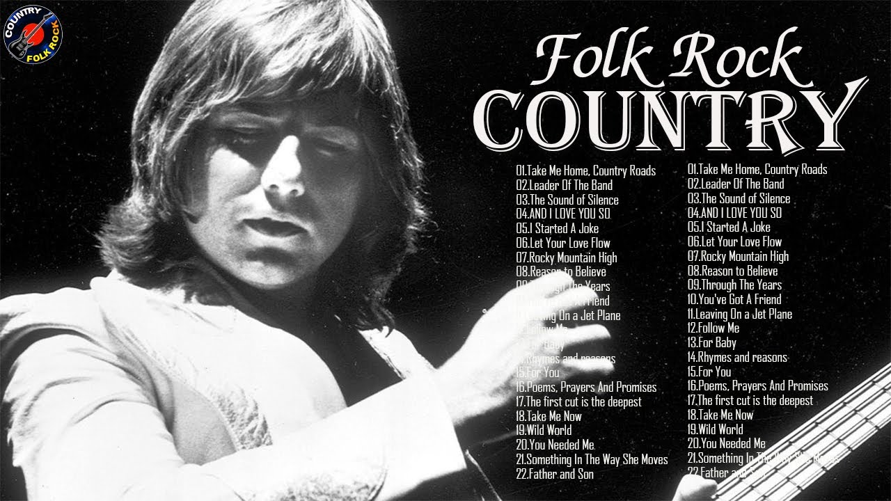 Best Of Folk Rock And Country Music With Lyrics Top Folk Rock And