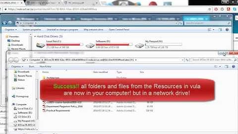 Saving the resorces folder from vula to 