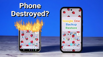 Backup by Google One is Phone Explosion Protection