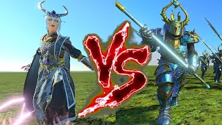Miao Ying VS Chosen of Tzeentch (Halberds). Total War Warhammer 3