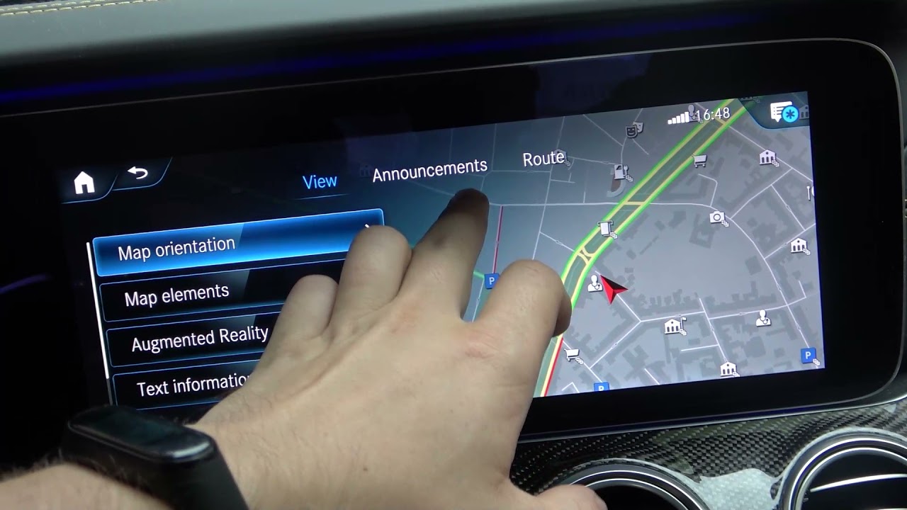 Live Traffic Mercedes Funktioniert Nicht 2022 How to Turn On Traffic Announce Warnings on Mercedes AMG E63S - Live
